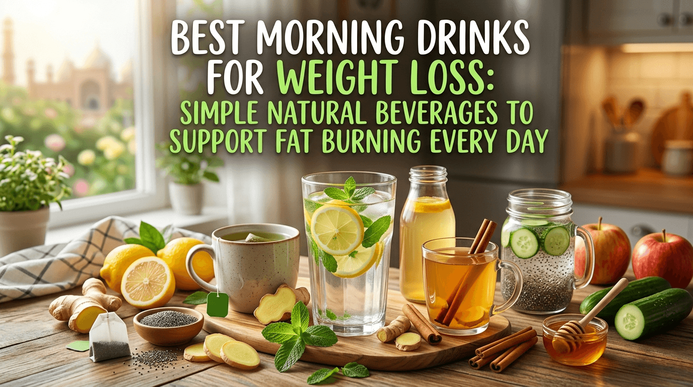 Best Morning Drinks for Weight Loss: Simple Natural Beverages to Support Fat Burning Every Day