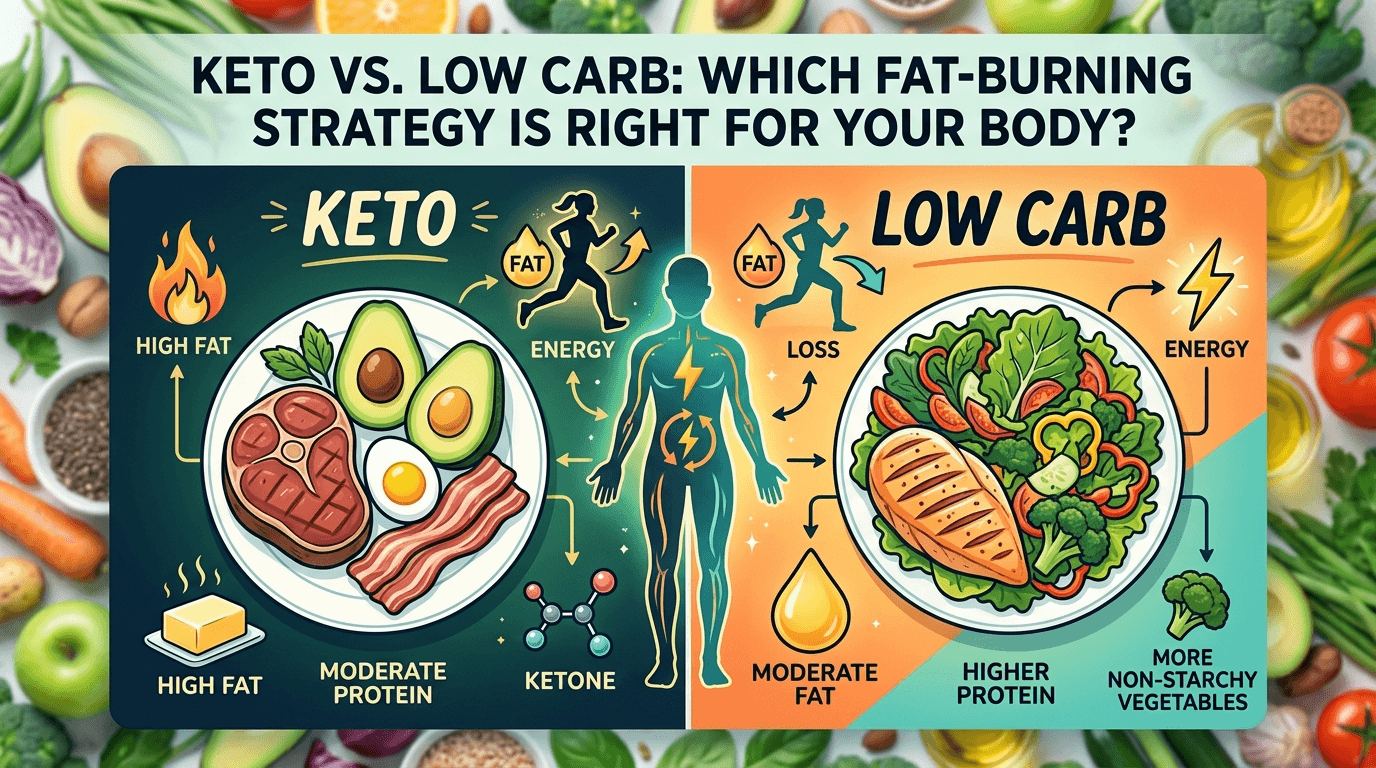 Keto vs. Low Carb: Which Fat-Burning Strategy Is Right for Your Body?