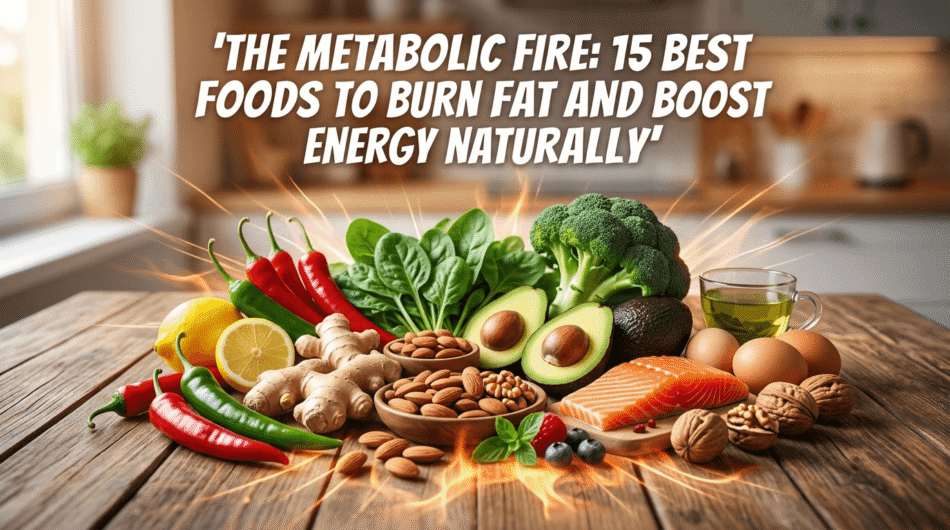 The Metabolic Fire: 15 Best Foods to Burn Fat and Boost Energy Naturally